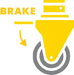 Double-locking brakes